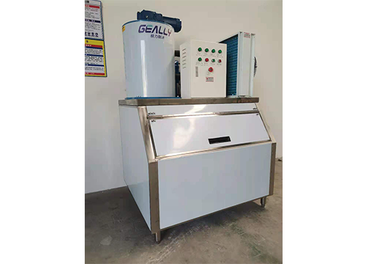 浙江某自助餐厅1吨片冰机案例
